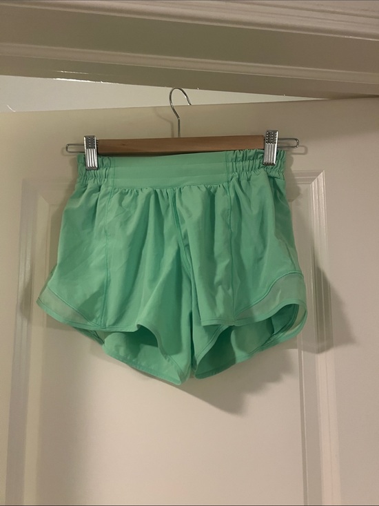 lululemon athletica Pants - Lululemon Women’s neon Green Athletic Shorts